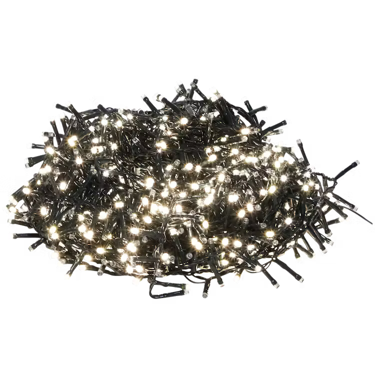 Luci Natalizie a LED L - Catena da 1500 Luci Bianco Caldo