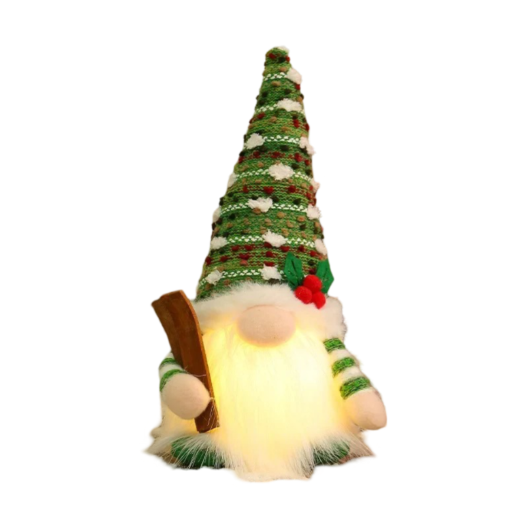 Gnomo Luminoso con LED - Verde