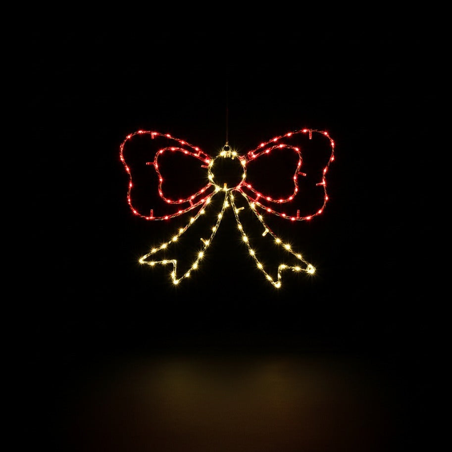 Sagoma Natalizia Luminosa Animata - Fiocco