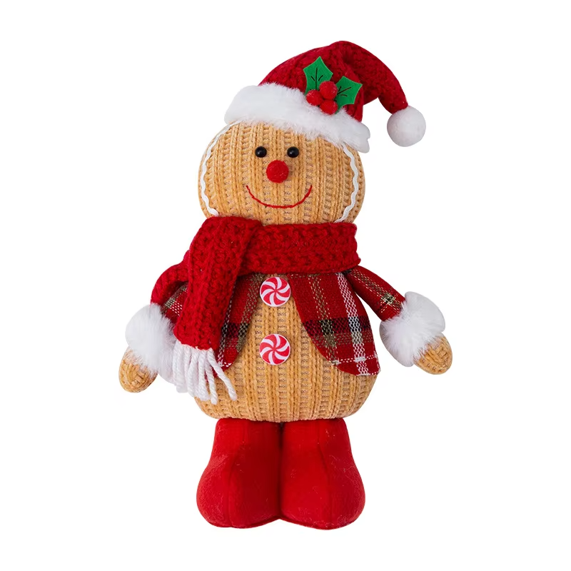 Omino di Pan di Zenzero - Figura Natalizia lavorata a Maglia