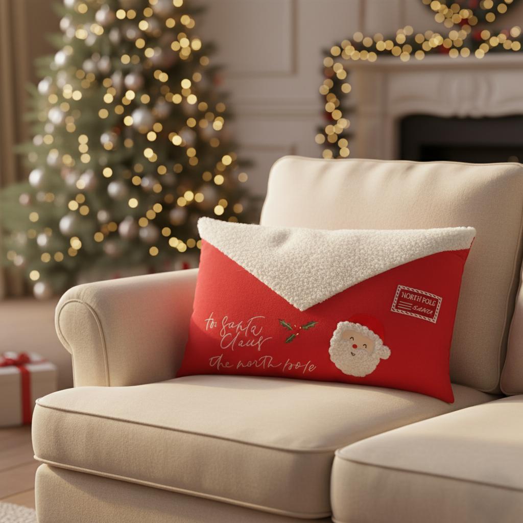 Cuscino Natalizio - Letterina a Babbo Natale