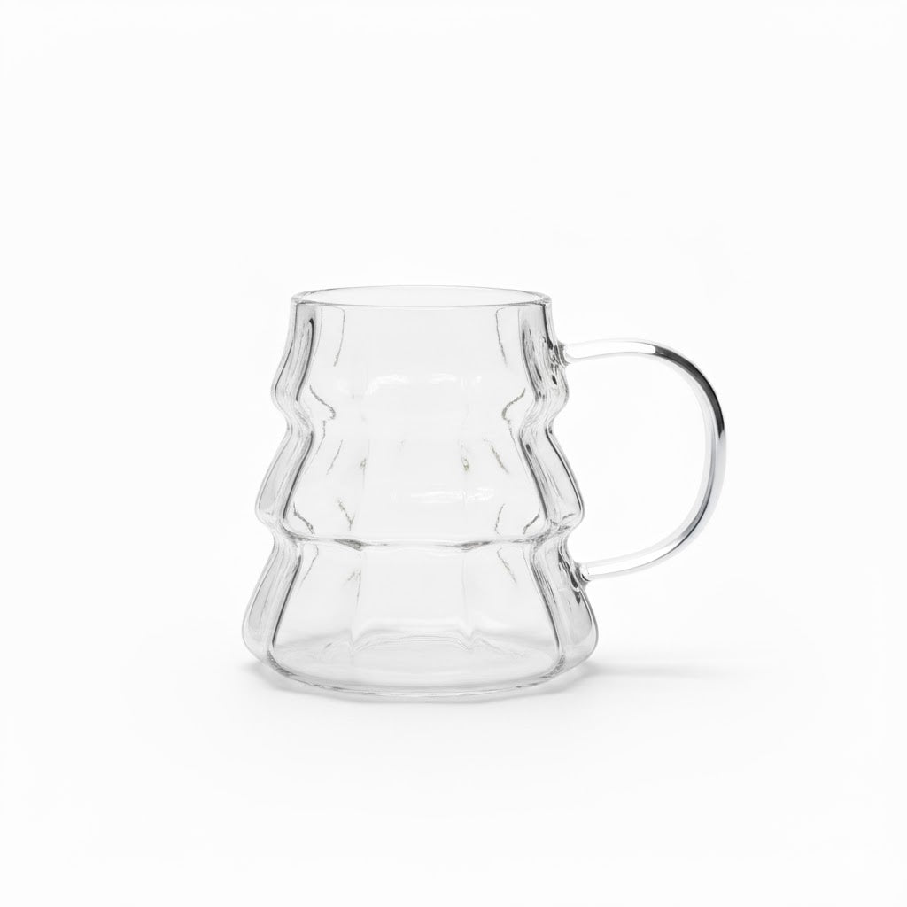 Tazza Natalizia in Vetro - Albero di Natale