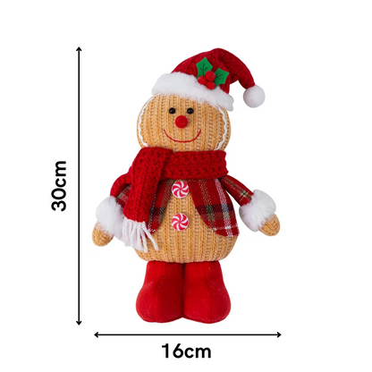 Omino di Pan di Zenzero - Figura Natalizia lavorata a Maglia