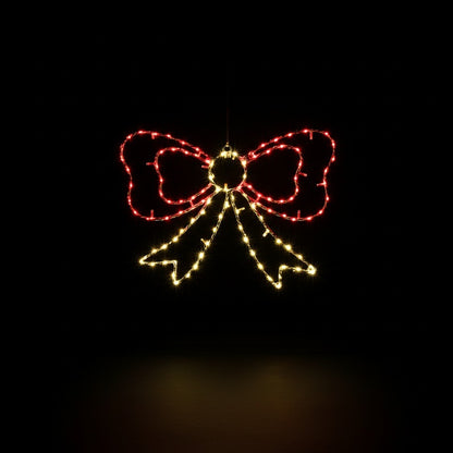 Sagoma Natalizia Luminosa Animata - Fiocco