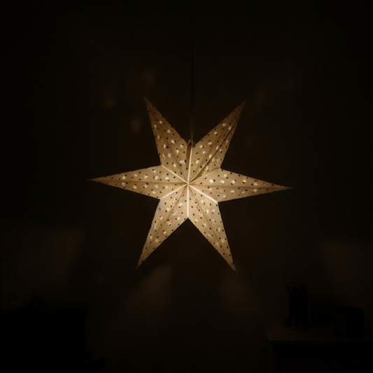 Lampada Stella di carta LED - Bianca