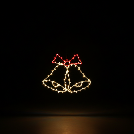 Sagoma Natalizia Luminosa Animata - Campane