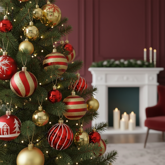 Palle per Albero di Natale - Set da 44 Pezzi